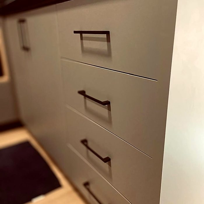 Detalhe de acabamento HM Móveis Sob Medida