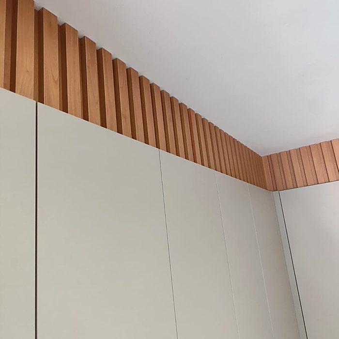 Detalhe de acabamento HM Móveis Sob Medida